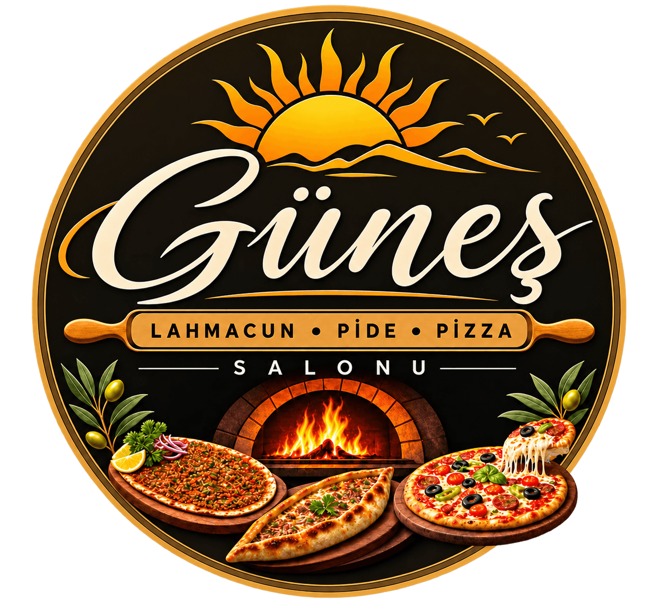 Güneş Lahmacun Pide Pizza logosu
