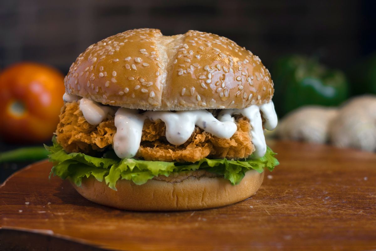 Çıtır tavuk burger